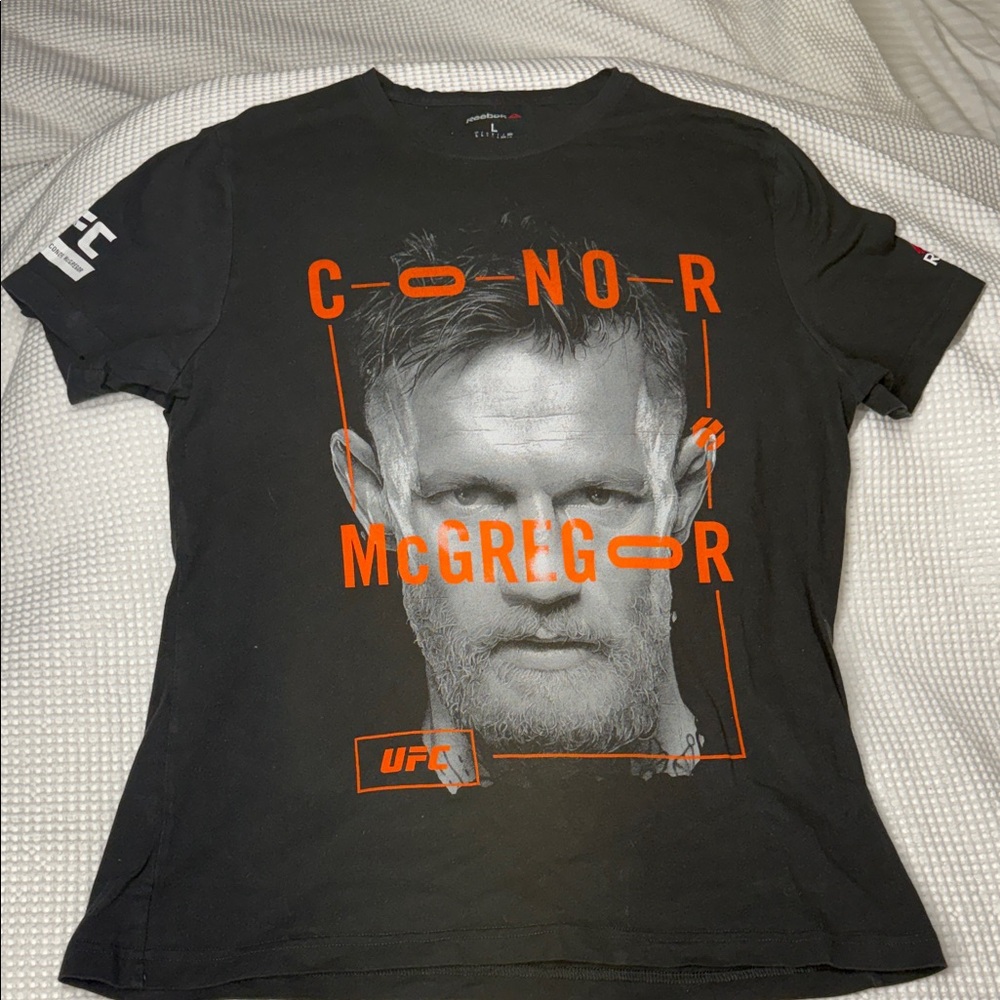UFC Black and Orange Conor McGregor Tee- Large